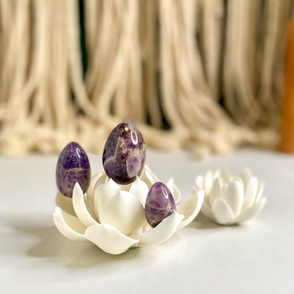 Amethyst Yoni Egg - Drilled