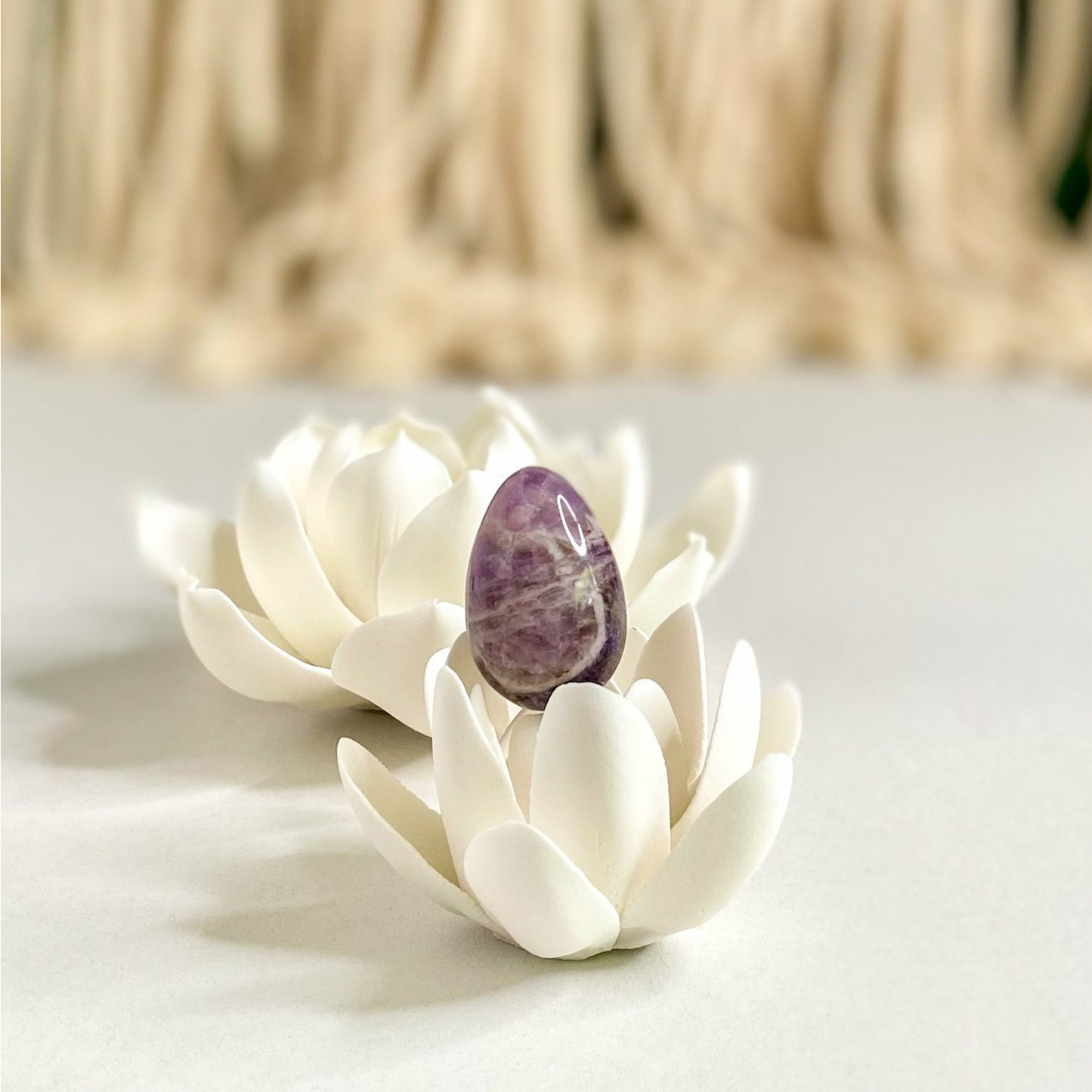 Amethyst Yoni Egg - Drilled